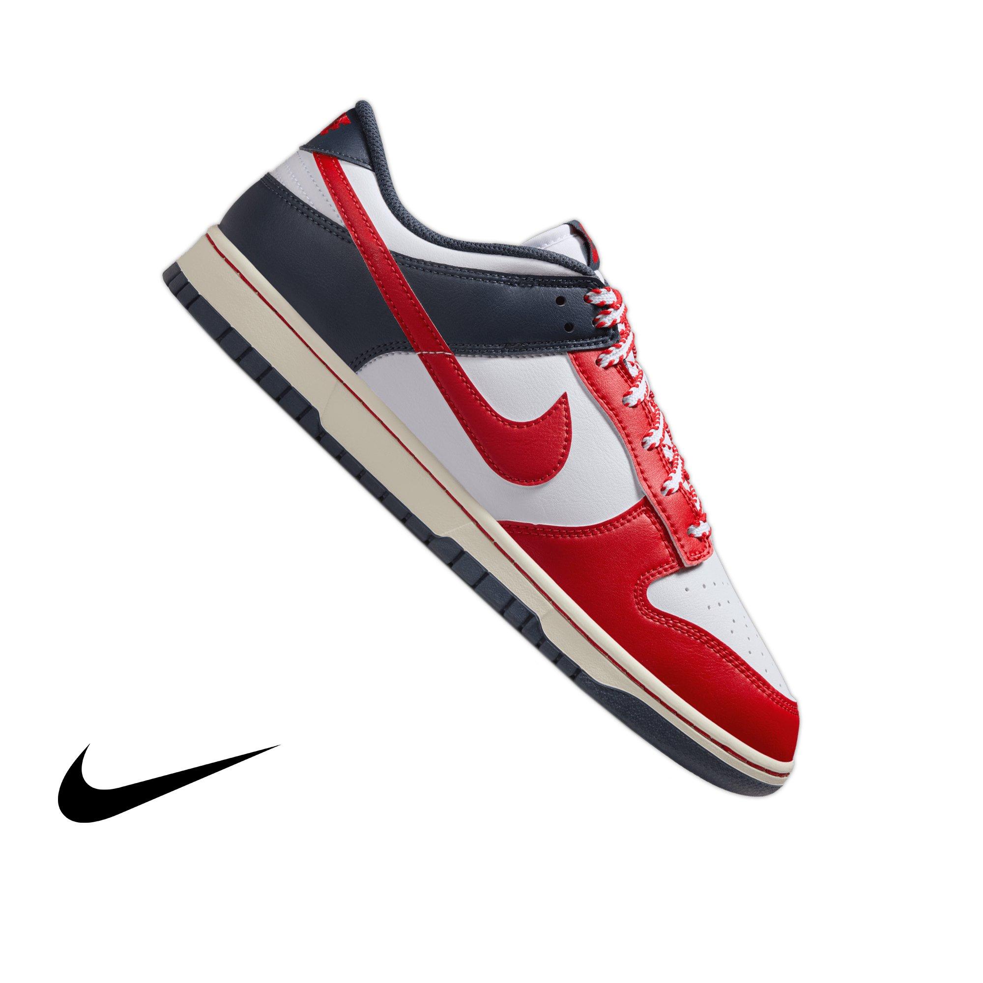 シューズ(男性用) Nike Dunk Low \"White and University Red\" Amazon.com | Nike Youth Dunk Low GS White/University Red